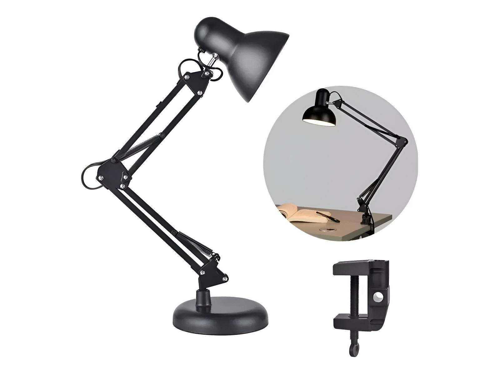 Lámpara de escritorio articulada