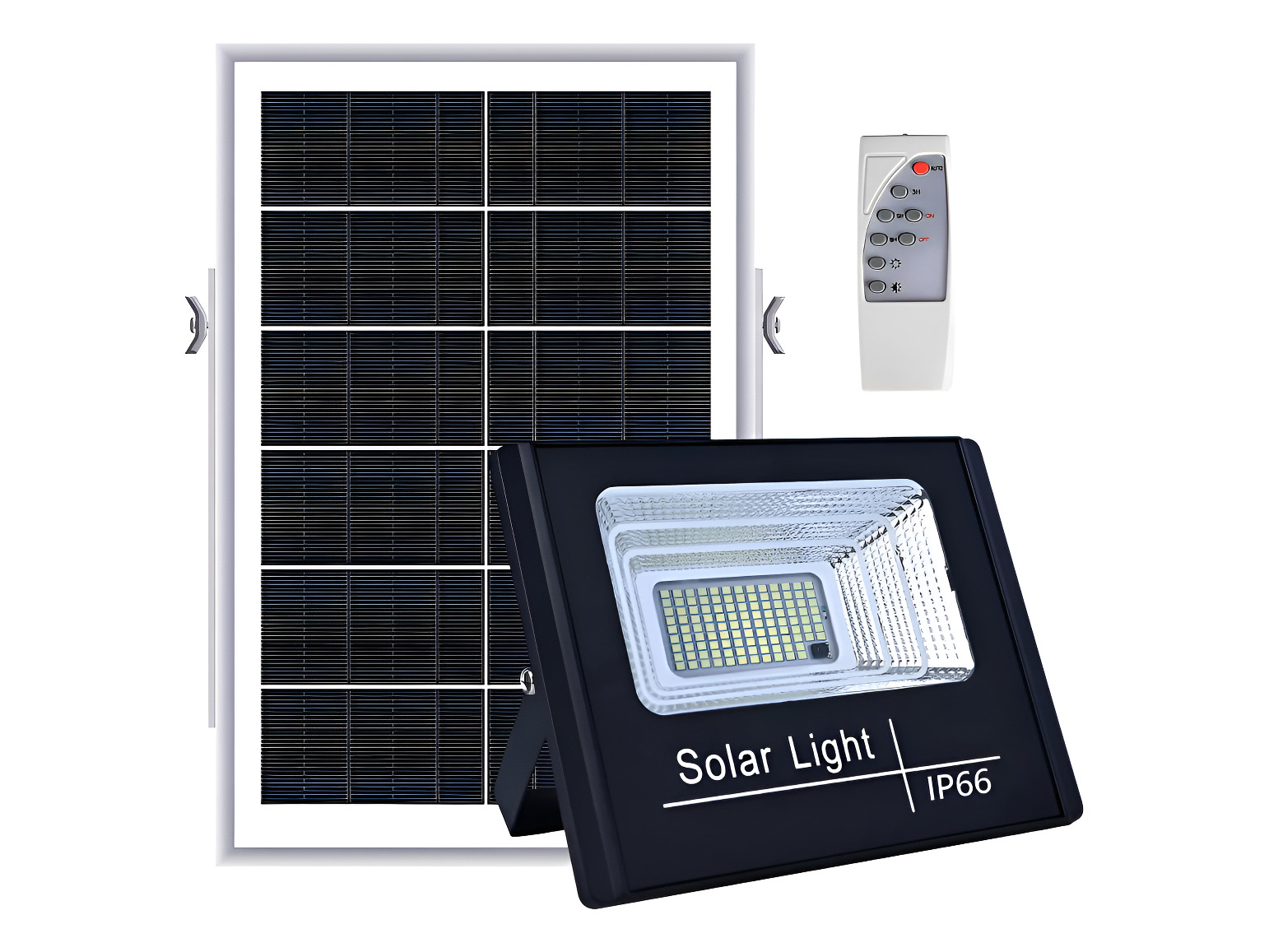 Reflector solar con control remoto 200W