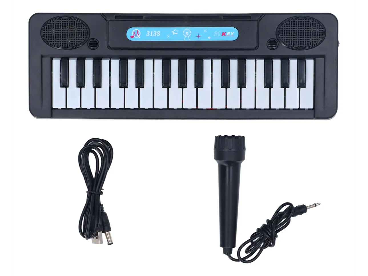 Teclado/ Piano musical con microfono