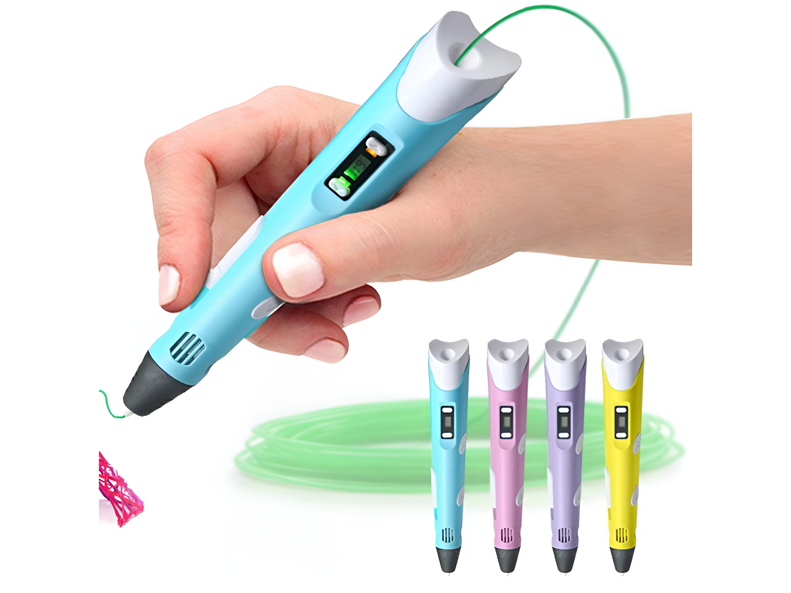 Lápiz impresora 3D+ filamentos