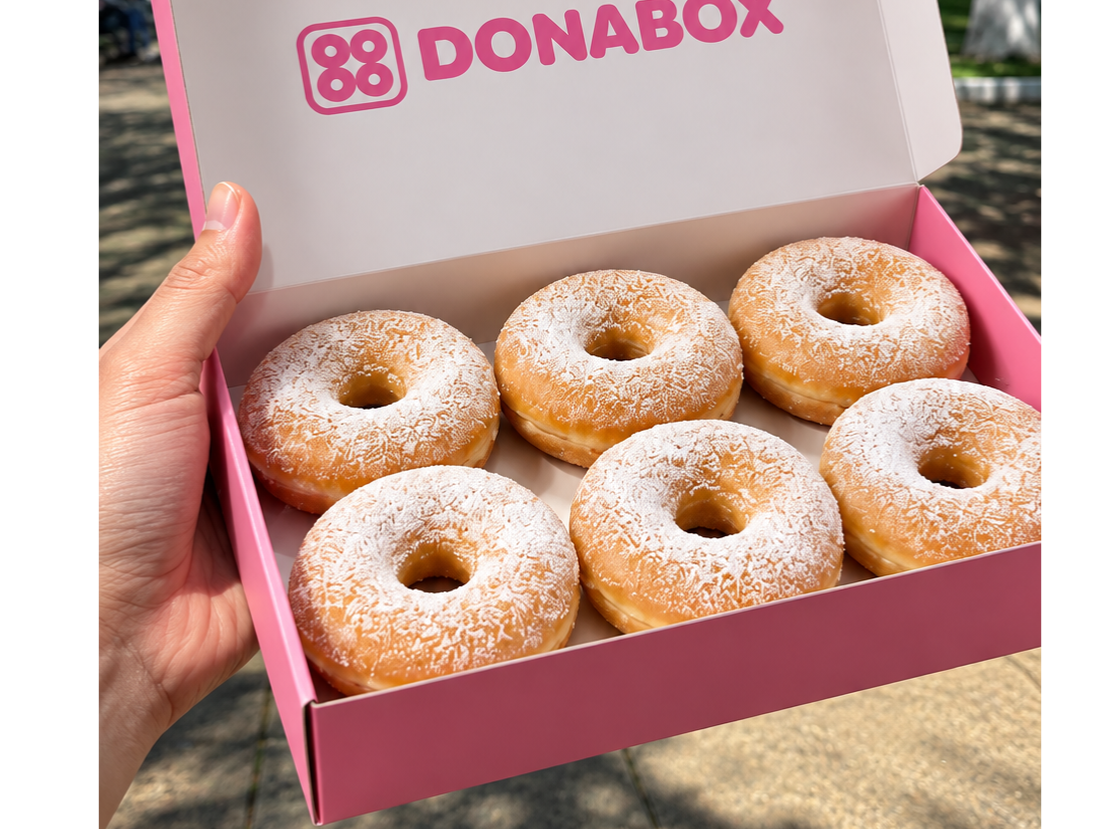6 donas Glaseadas
