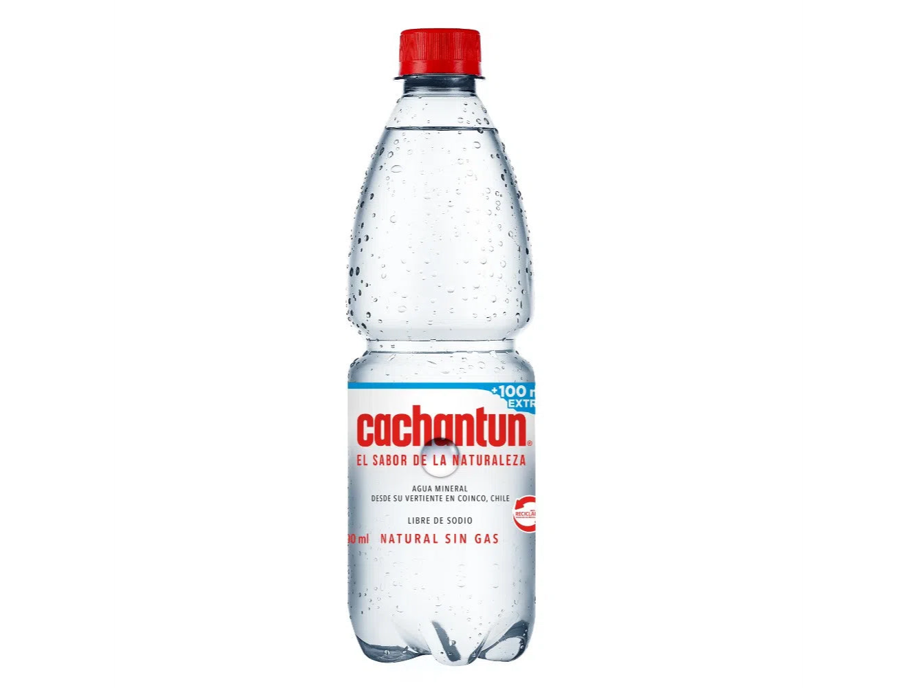 Agua mineral sin gas