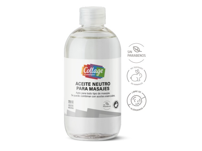ACEITE NEUTRO PARA MASAJES X 500CC