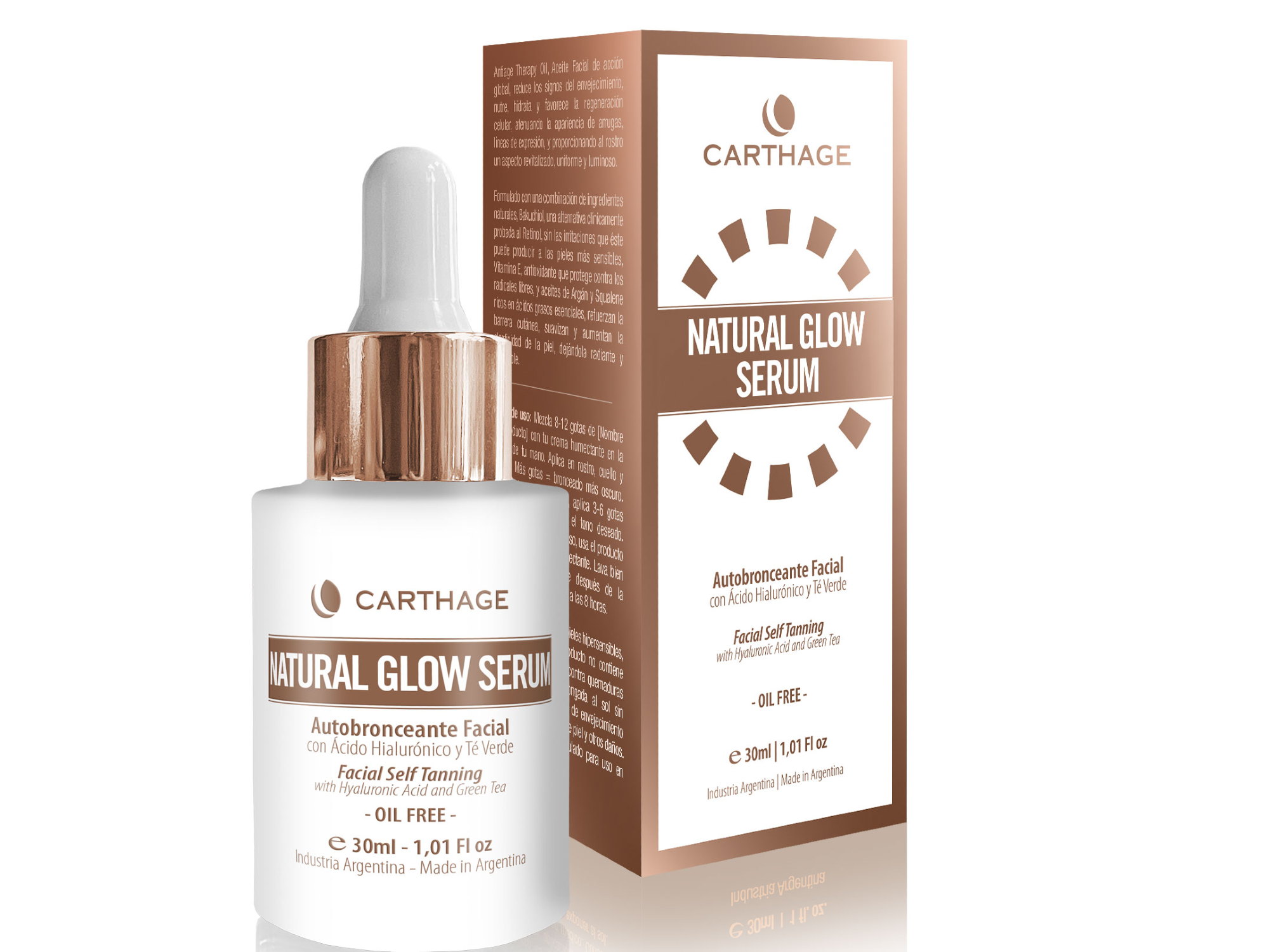 NATURAL GLOW Serum – Autobronceante Facial OIL Free FACIAL x30ml