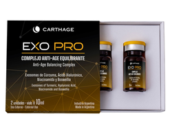 Complejo Anti-Age Equilibrante con Exosomas de Cúrcuma FACIAL 2 unidades x 10 ml