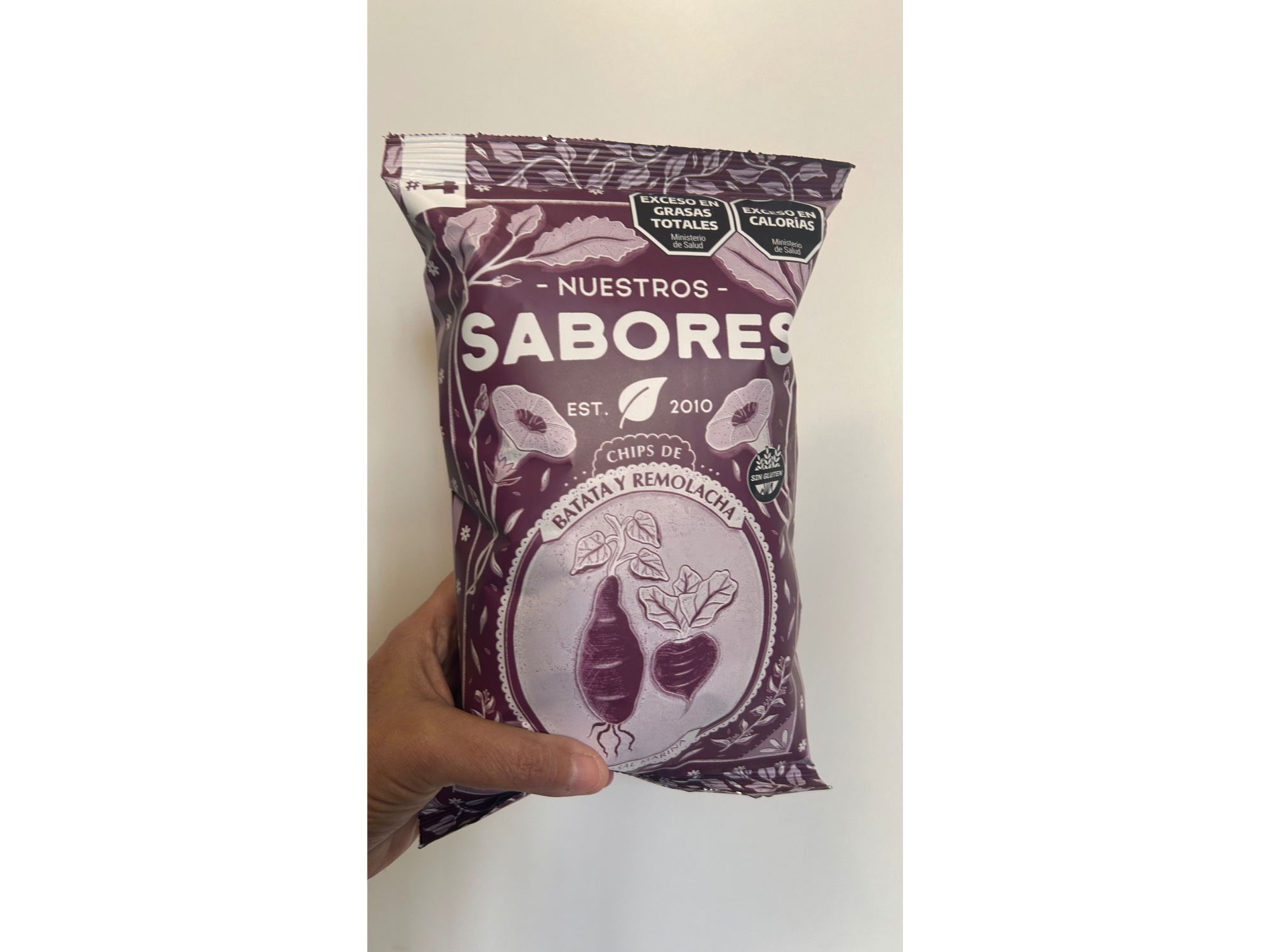 Chips de Batata y Remolacha con Sal Marina