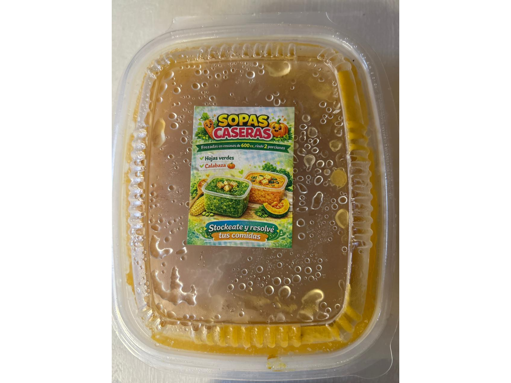 Sopa Crema de verduras