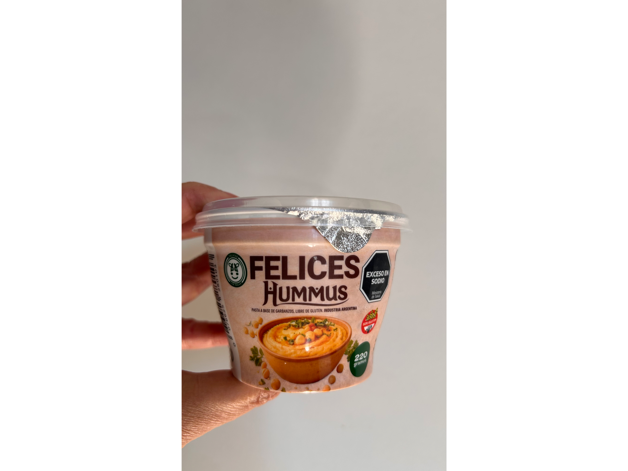 Humus de garbanzo Felices Las Vacas