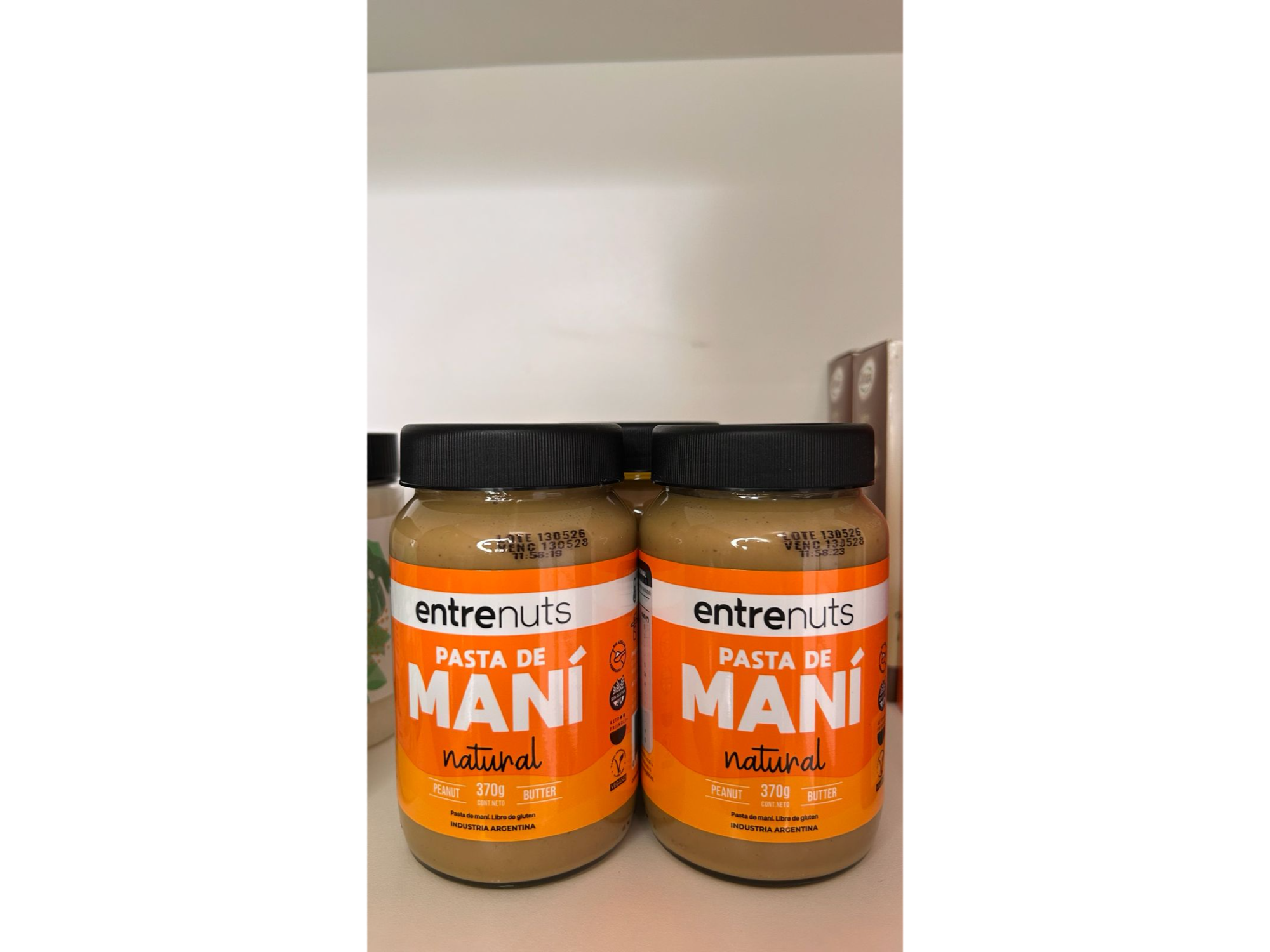 Pasta de maní EntreNuts