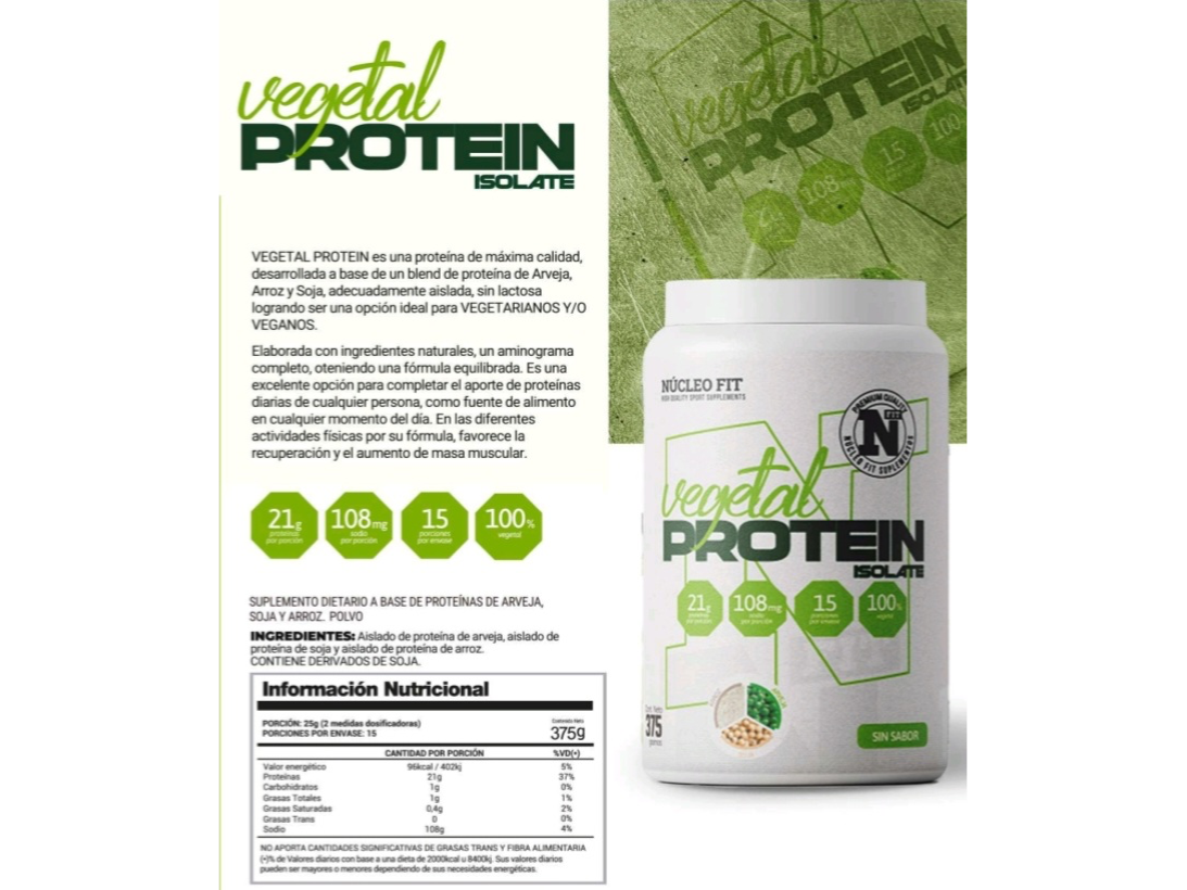 Vegetal Protein Isolate 100%