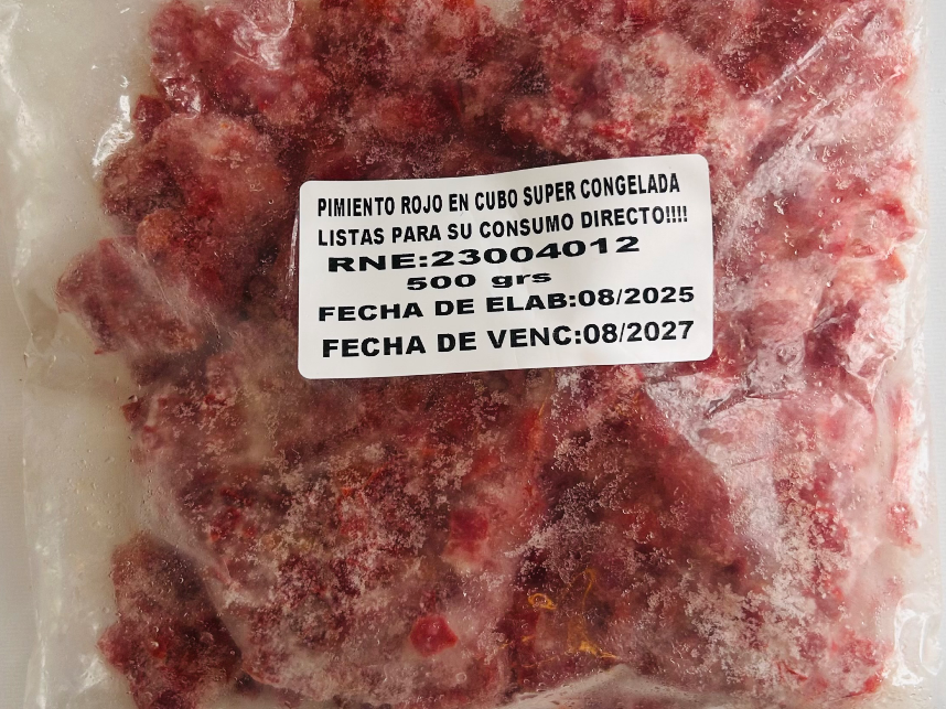 Pimiento En Cubo Congelado