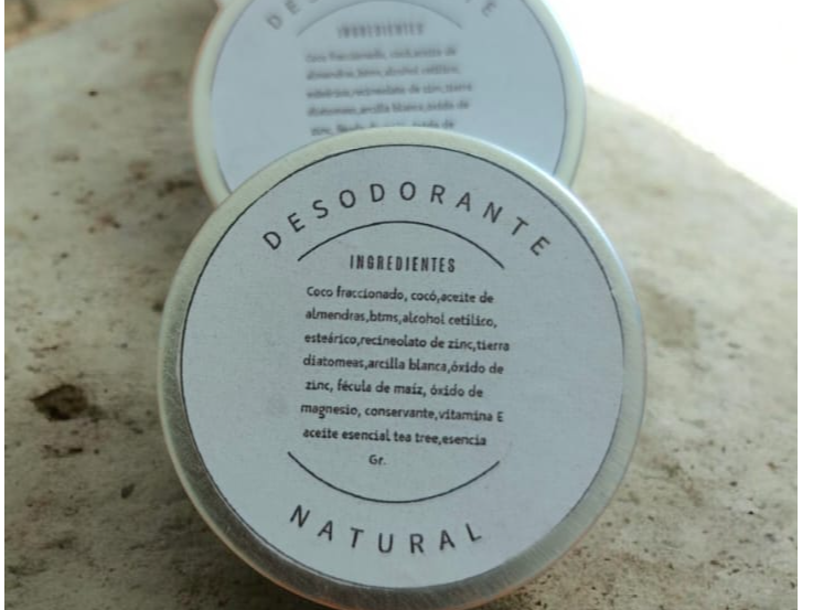 Desodorante natural