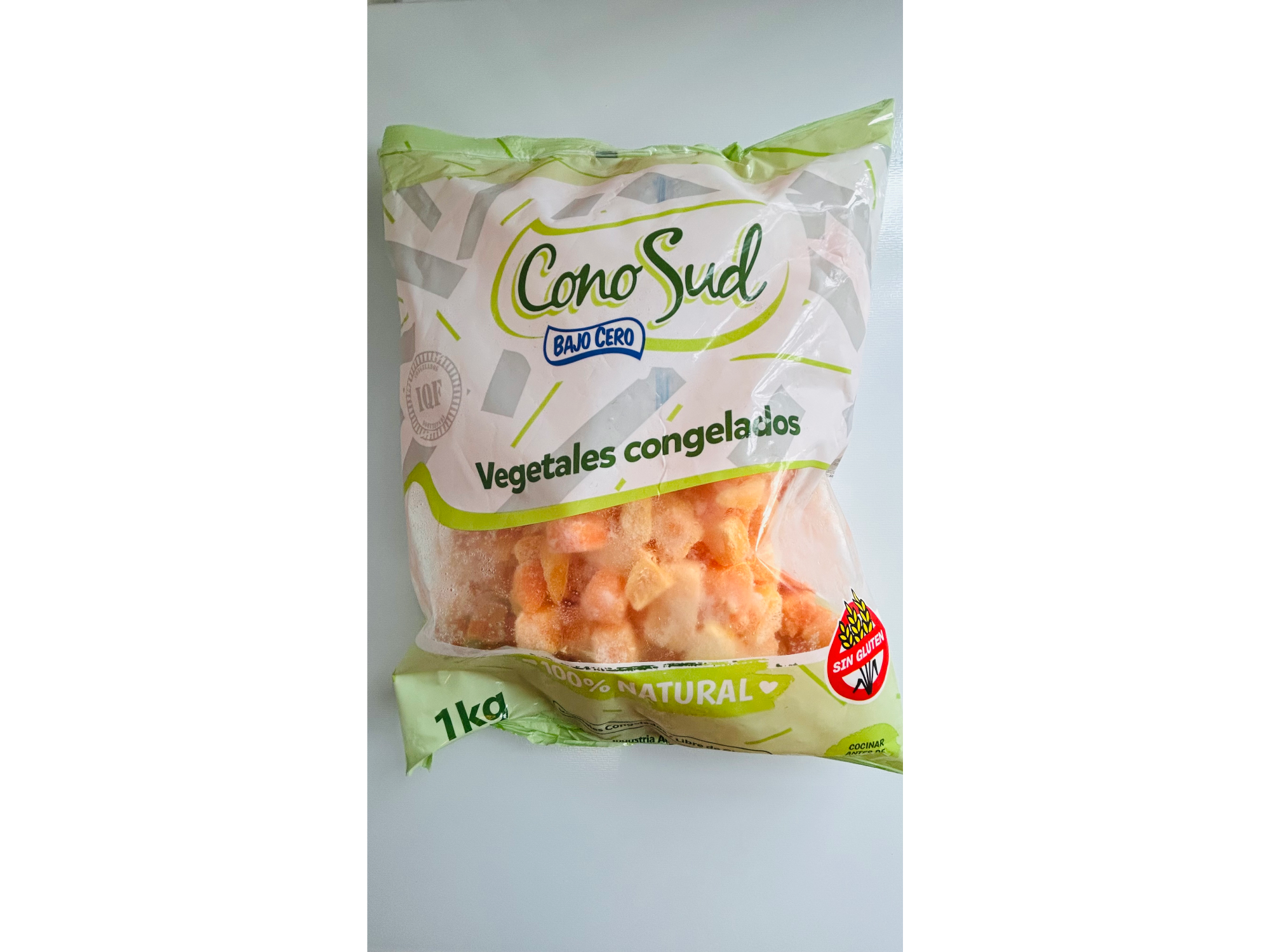 Zapallo en Cubo Congelado