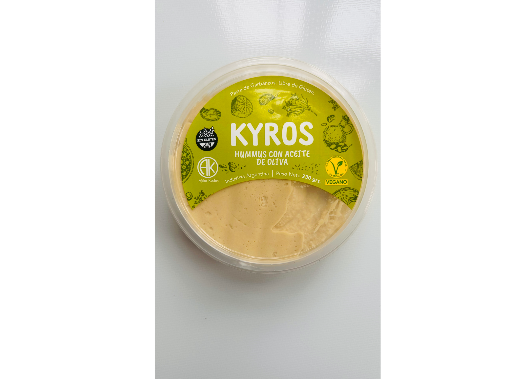 Hummus Con Aceite de Oliva