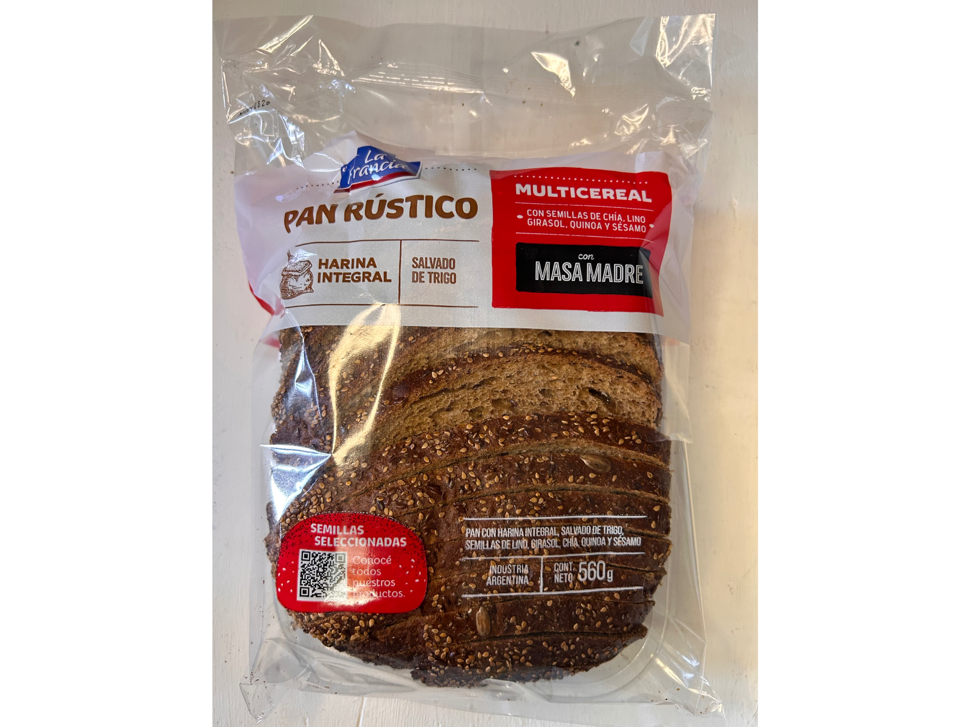 Pan con Masa Madre  Multicereal