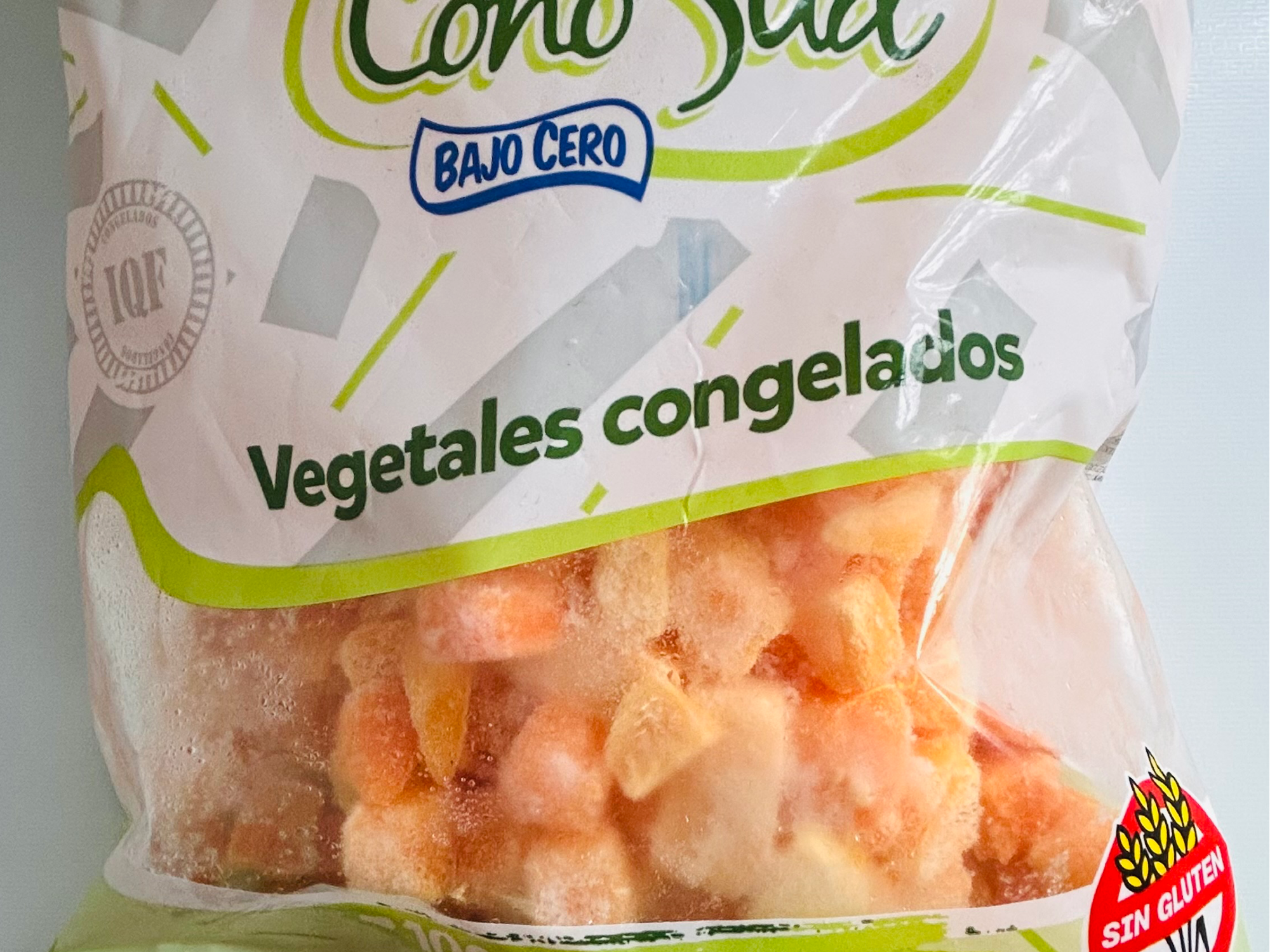 Zapallo en Cubo Congelado