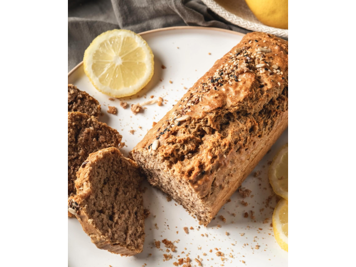 Budín de Naranja y Limón proteico