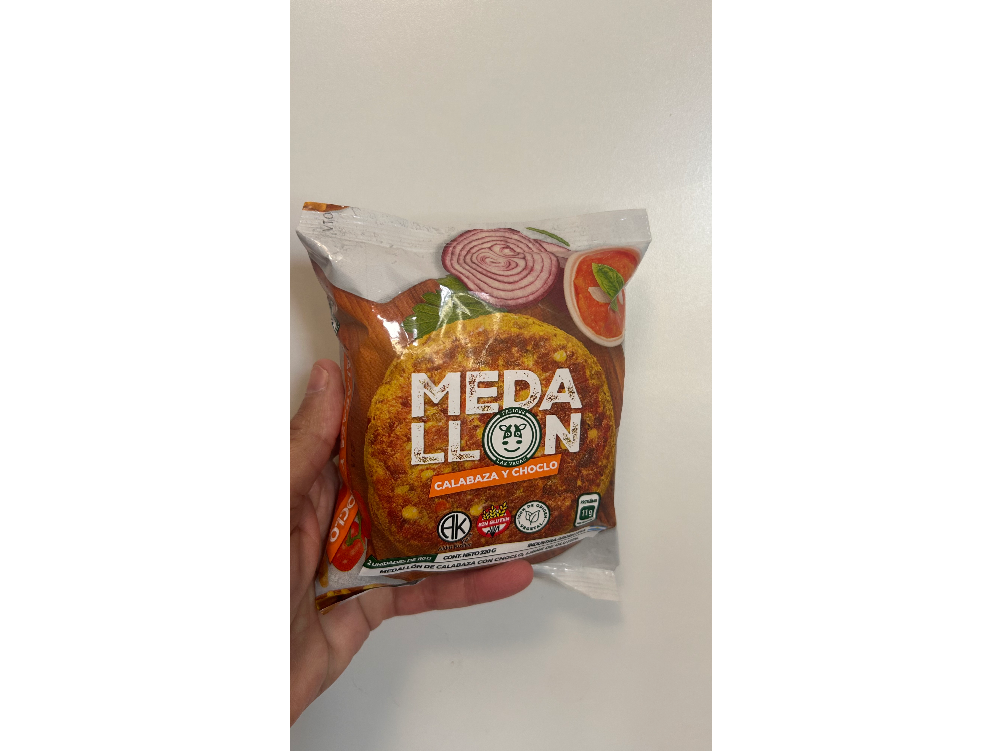 Medallón Calabaza y Choclo