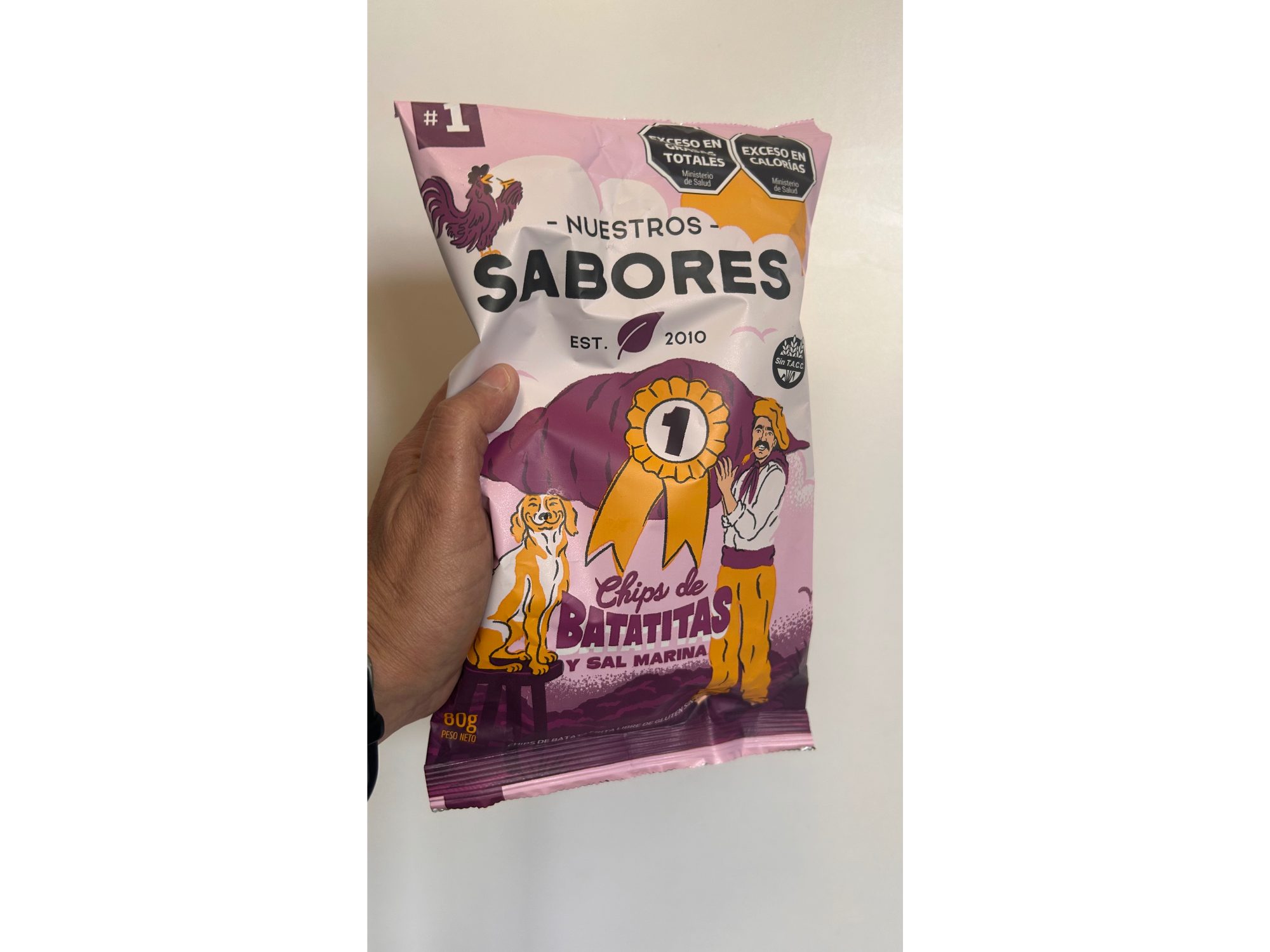 Chips de Batatitas y Sal Marina