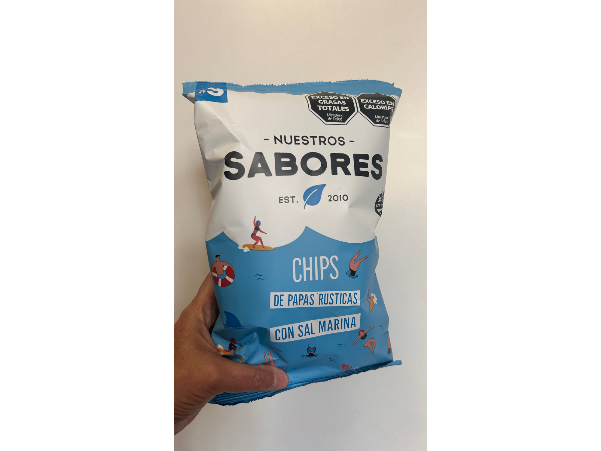 Chips de Papas con Sal Marina