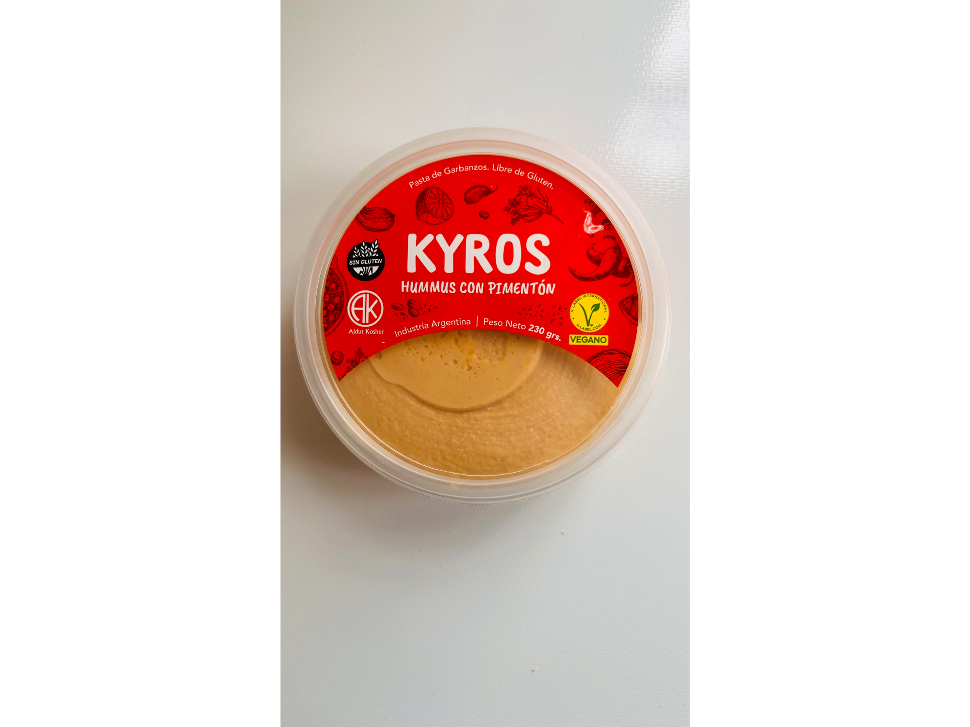 Hummus Con Pimentón