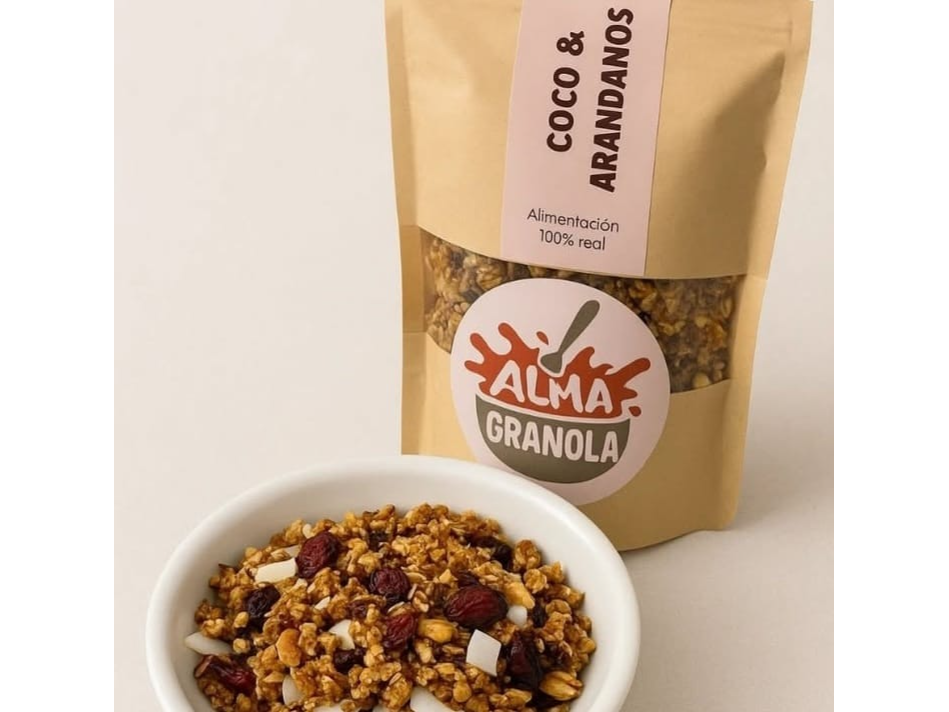 Granola coco y arándanos | Alma granola