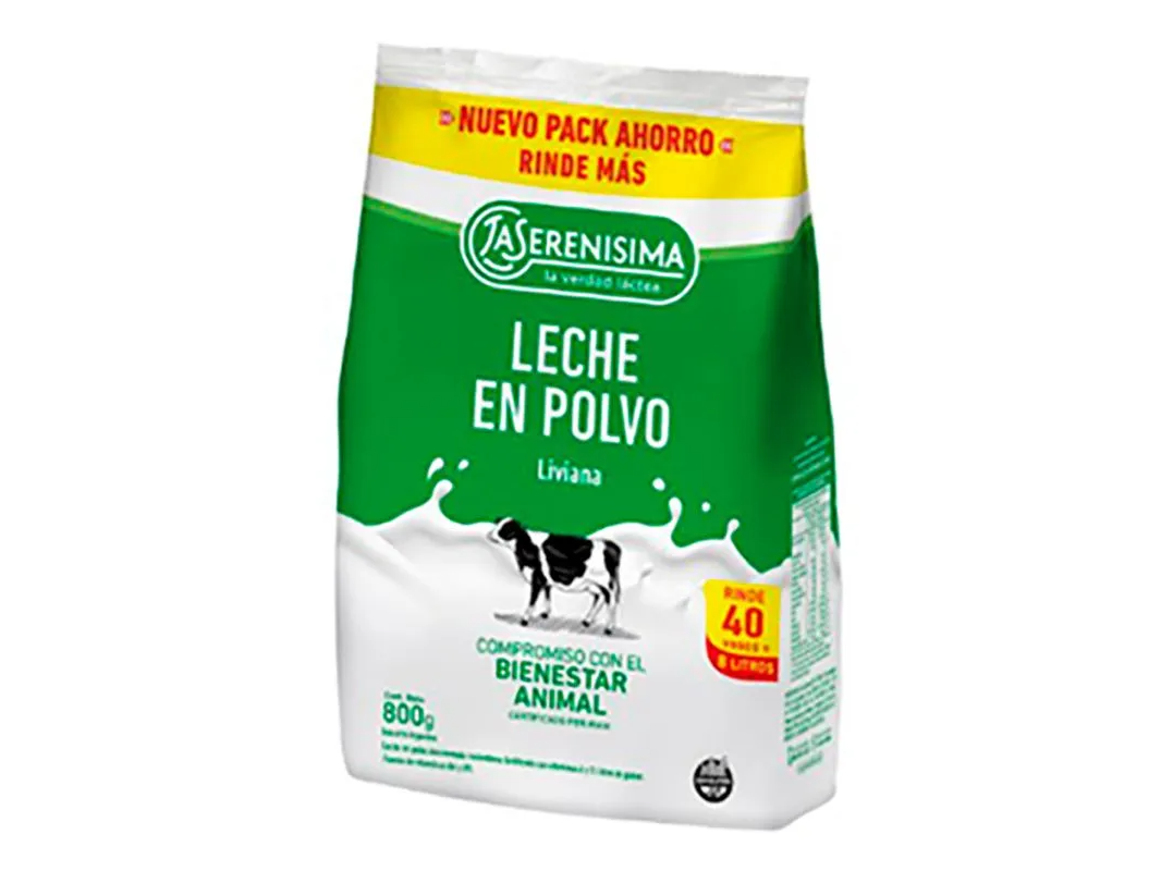 Leche en Polvo Descremada x 800 GR - La Serenisima
