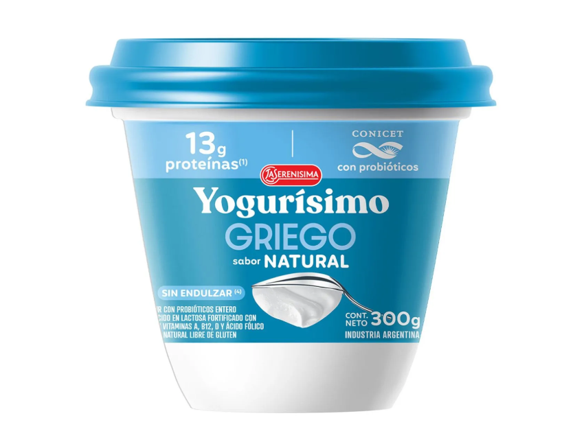 YOGURT GRIEGO SIN ENDULZAR - POTE 300GR