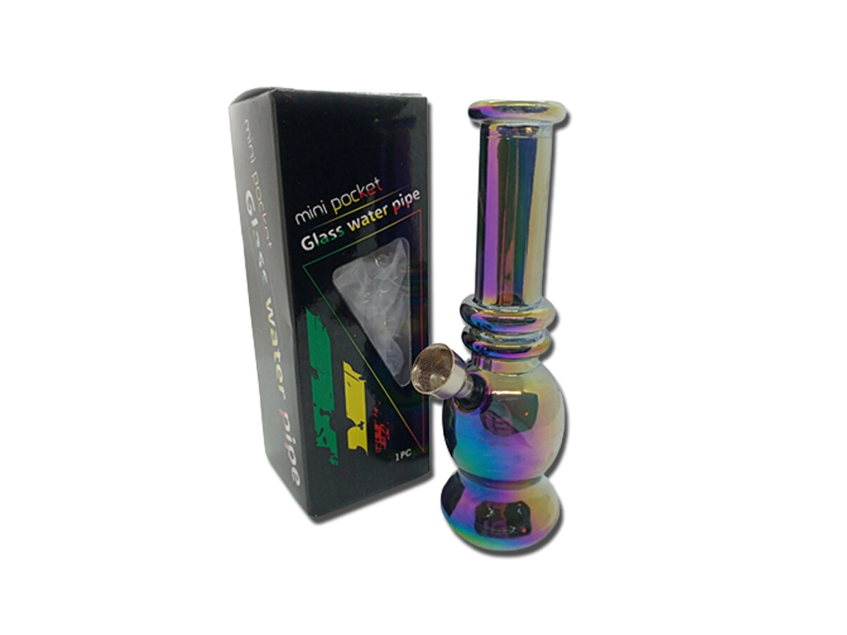 BONG DE VIDRIO TORNASOLADO GLA-009