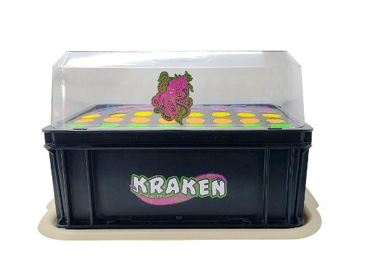 Aeroclonadora 48 celdas - c/luz + bandeja + gomas de colores Kraken