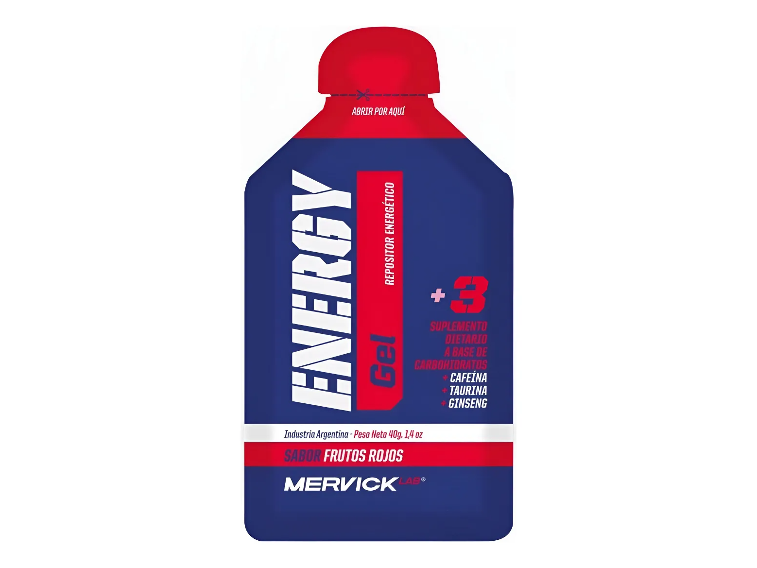 MERVICK ENERGY Frutos rojos con cafeína