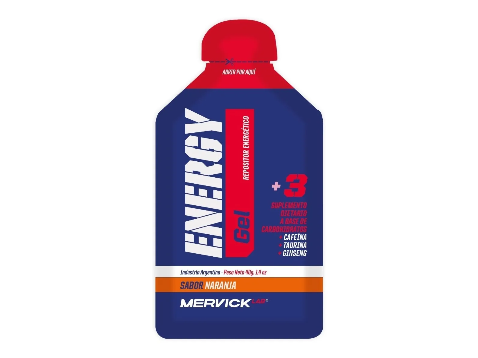 MERVICK ENERGY Naranja con cafeína
