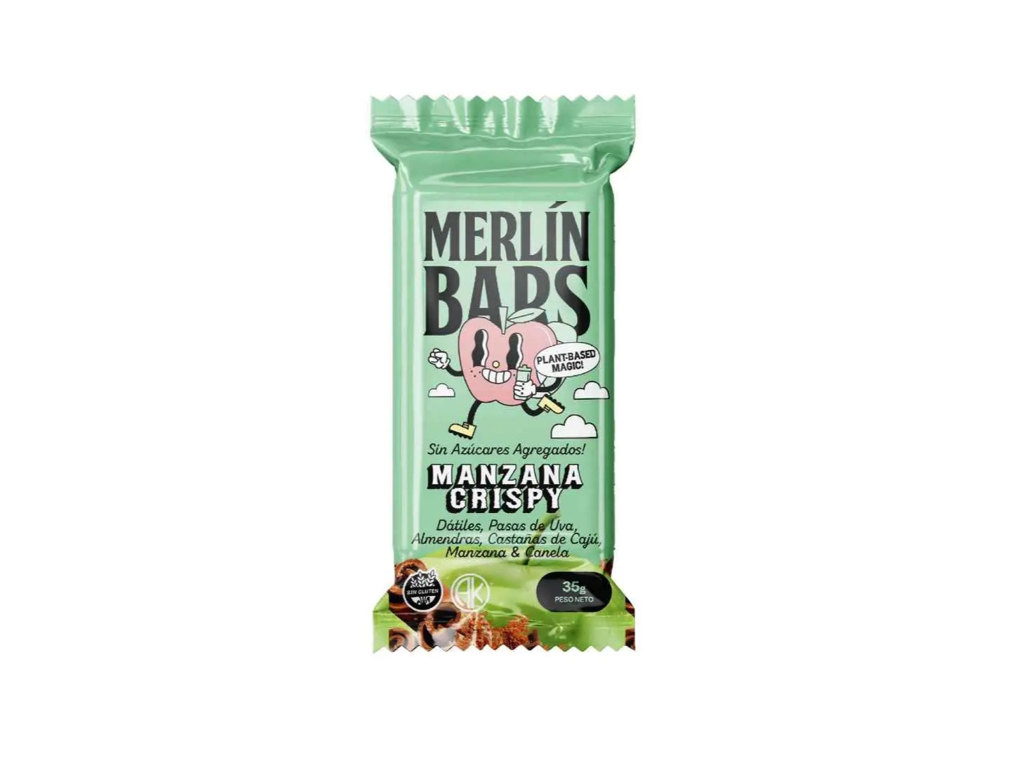 Merlín Bars manzana crispy