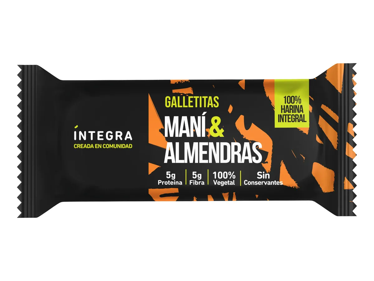 Galletas íntegra Maní y chocolate x 72g
