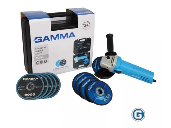 SET AMOLADORA GAMMA 750W