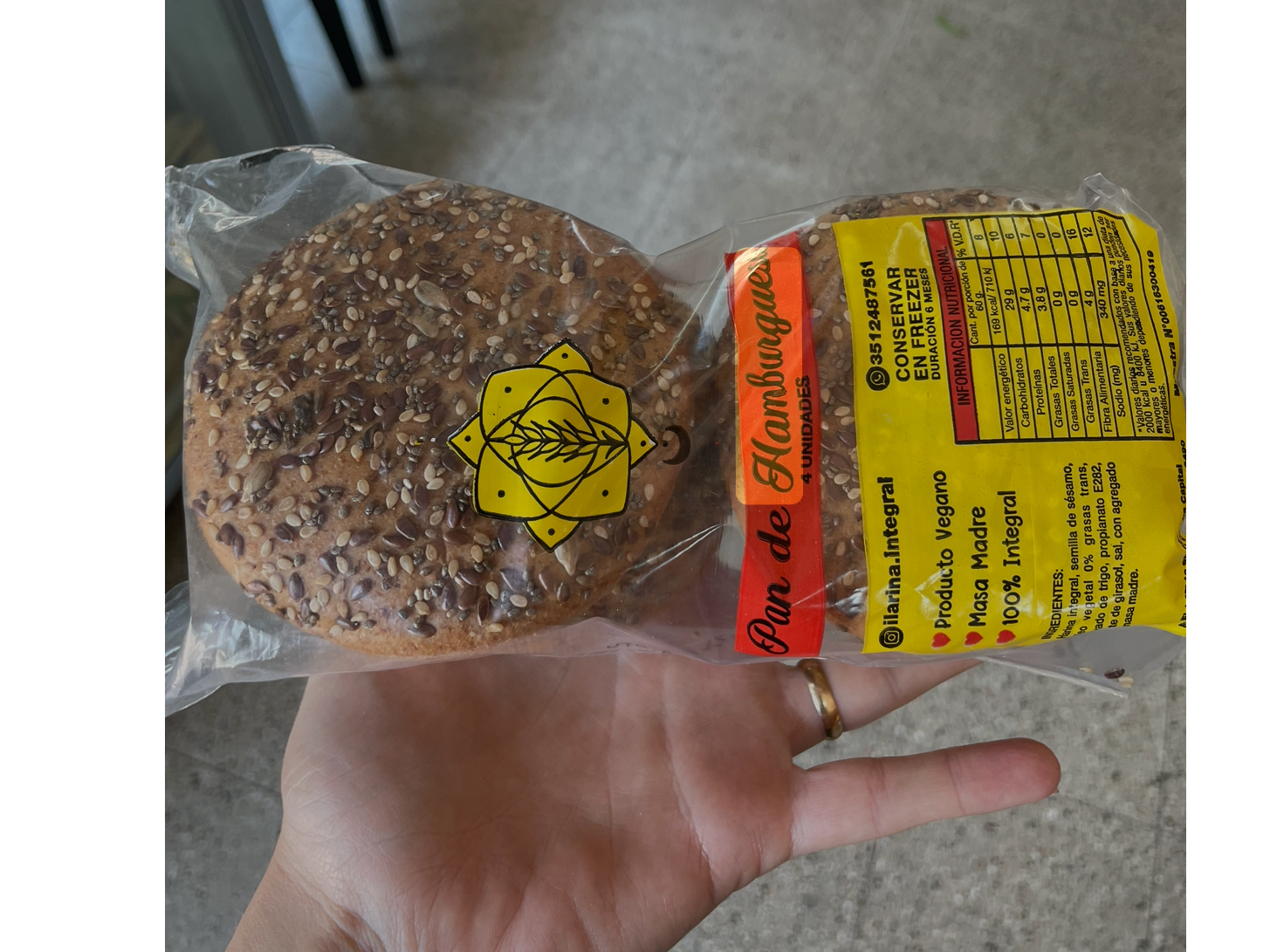 PAN DE HAMBURGUESA