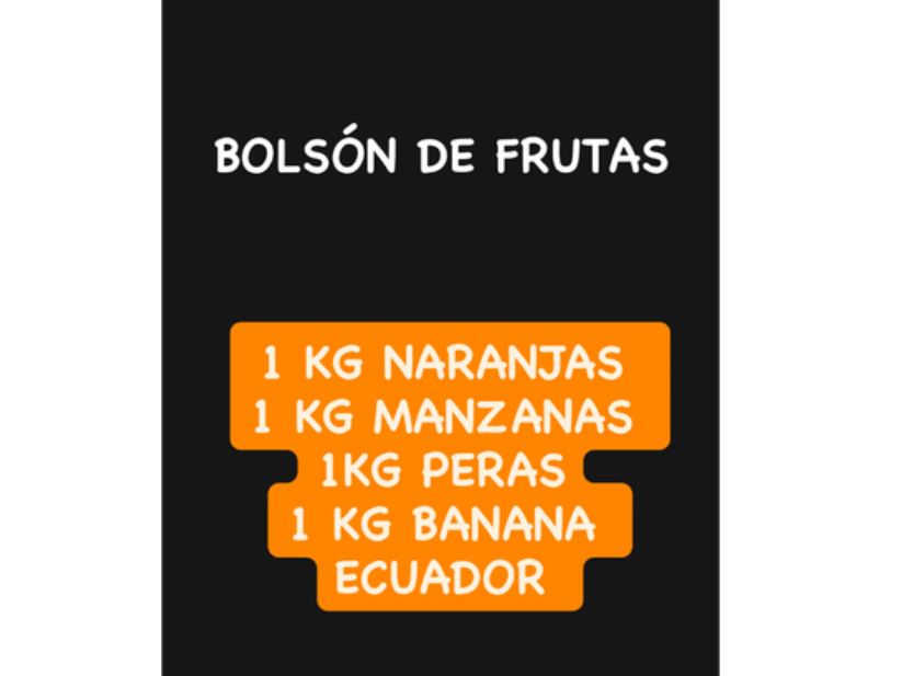 BOLSÓN DE FRUTAS