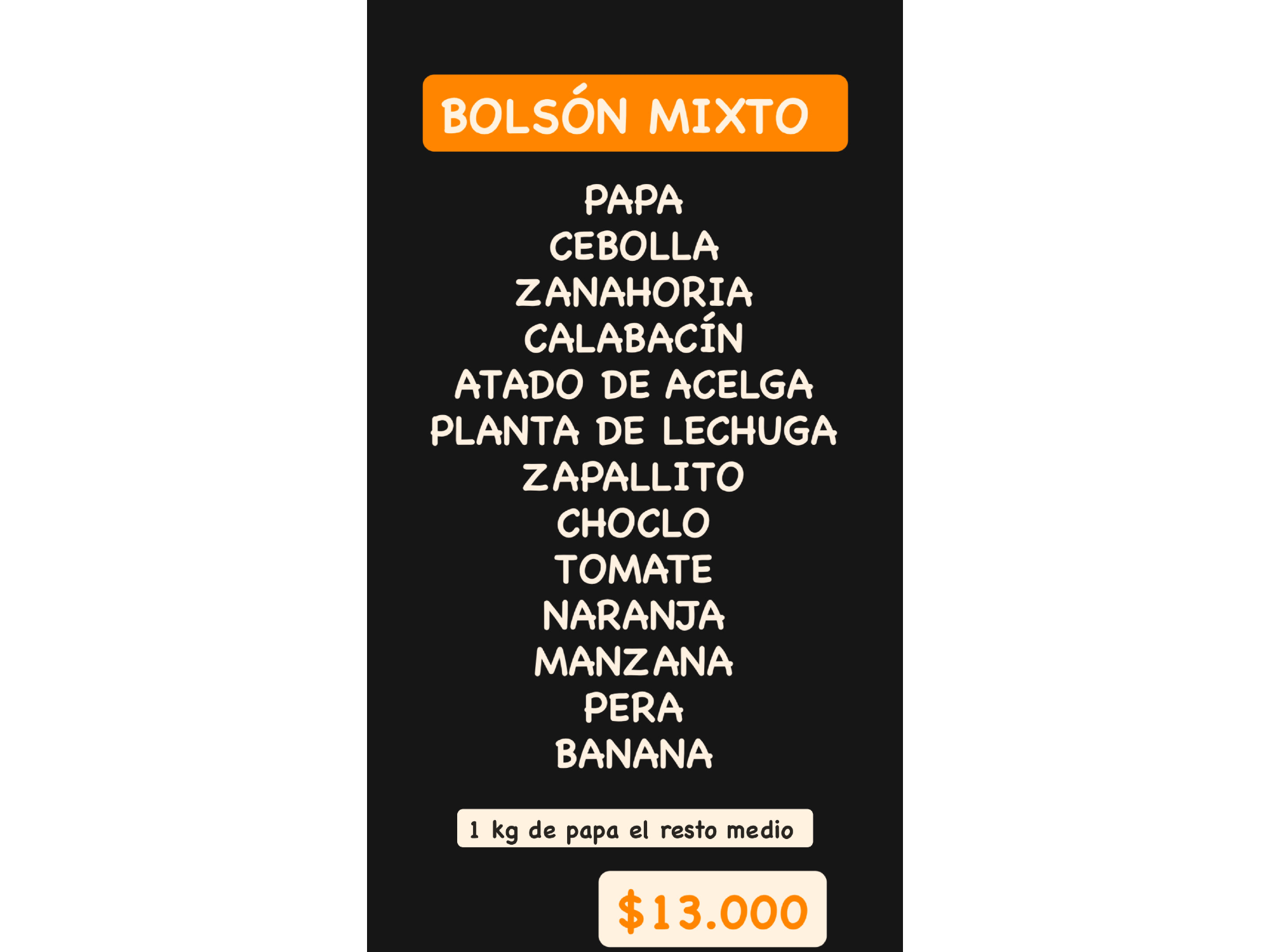 BOLSÓN MIXTO
