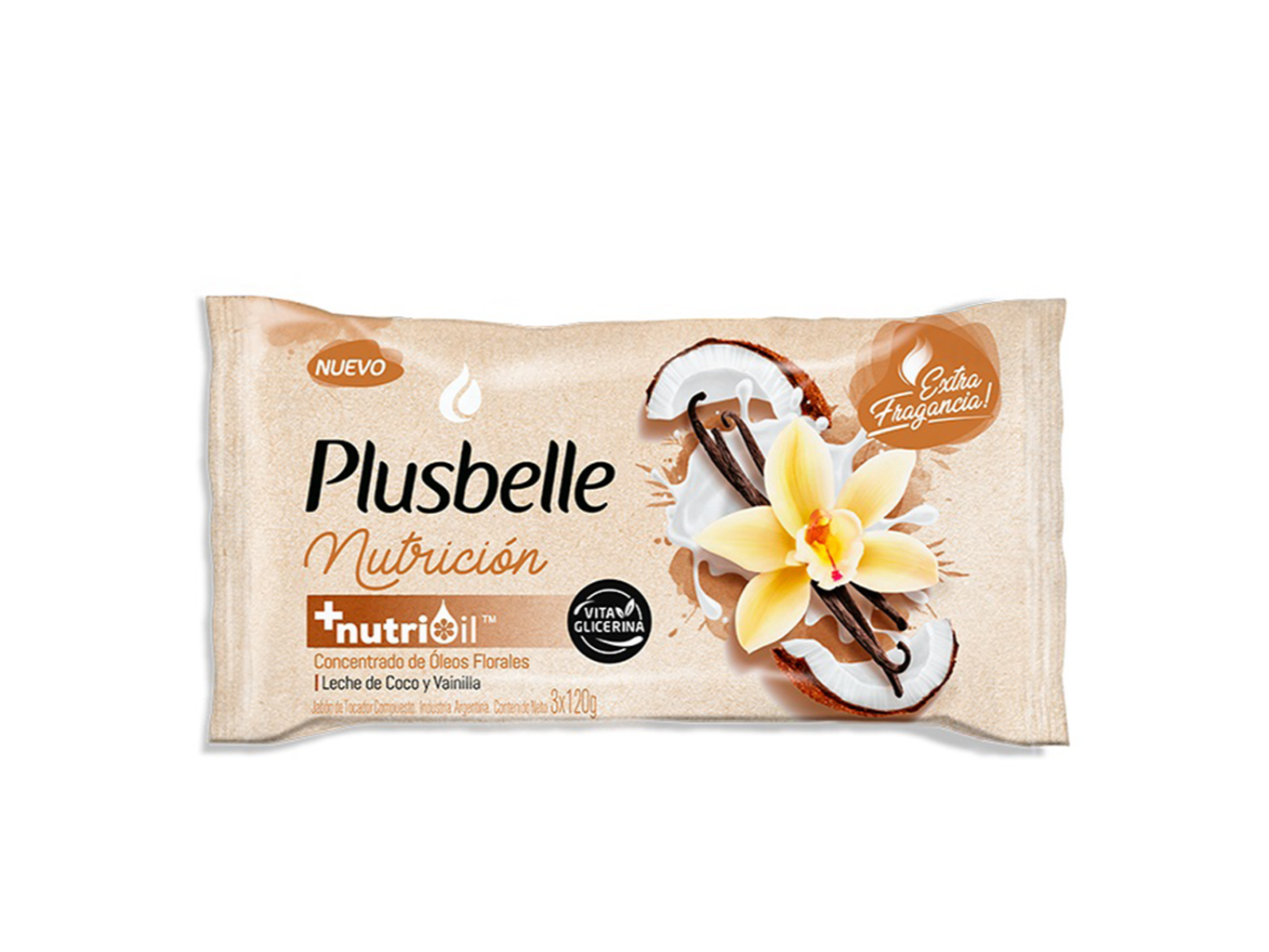 Jabón tocador Plusbelle