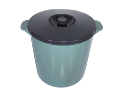 Cesto con tapa POP con manijas 5 Litros