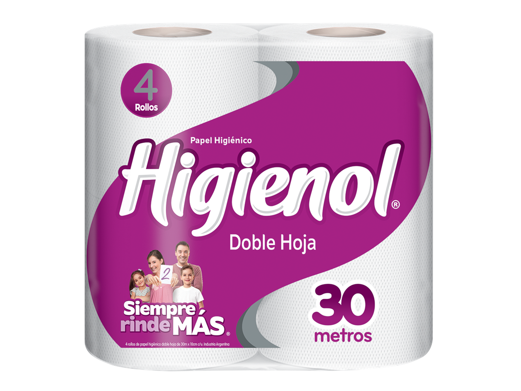 Higienol Doble Hoja x 4