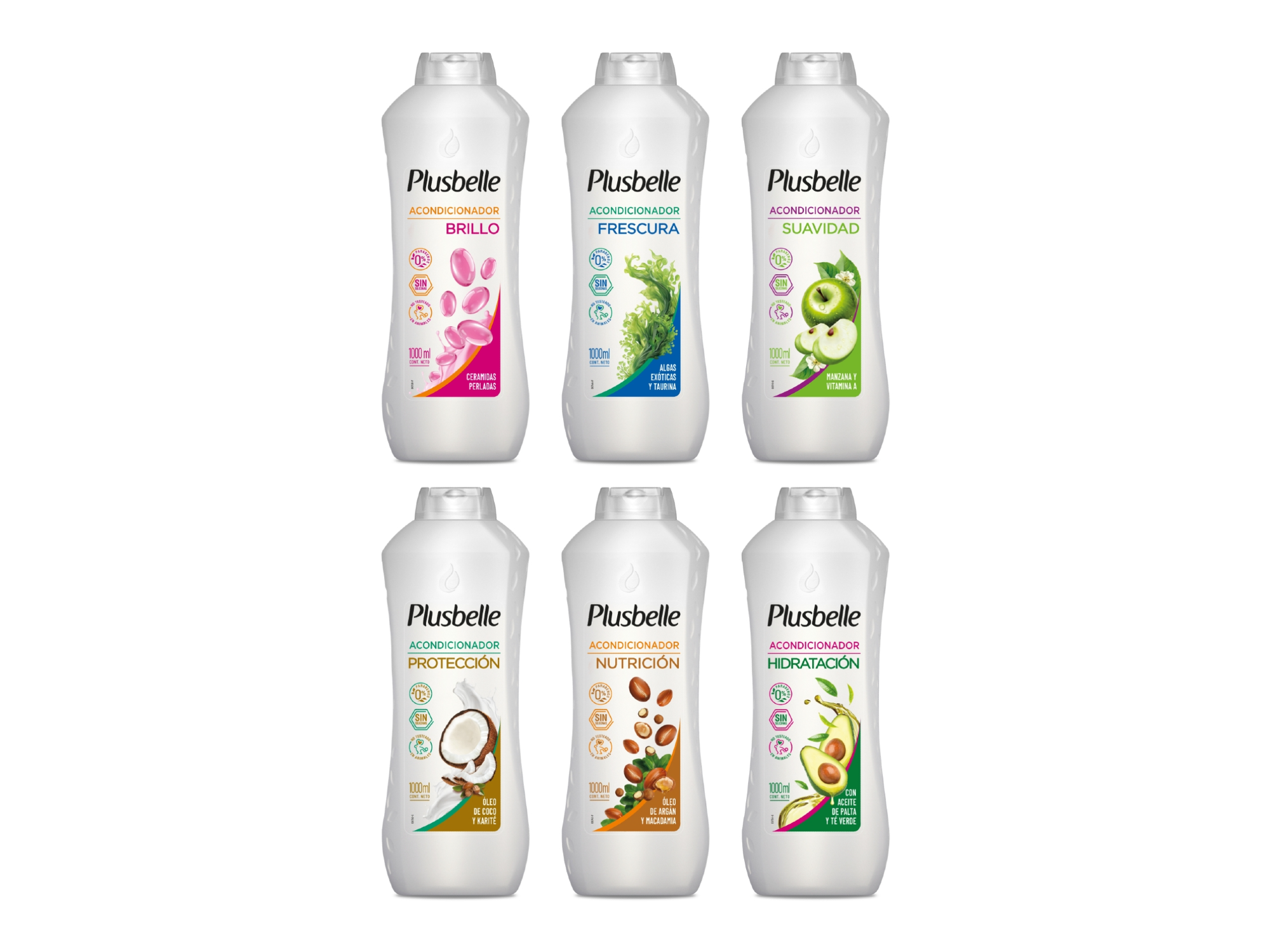 Acondicionador  PLUSBELLE vs fragancias 1000ml