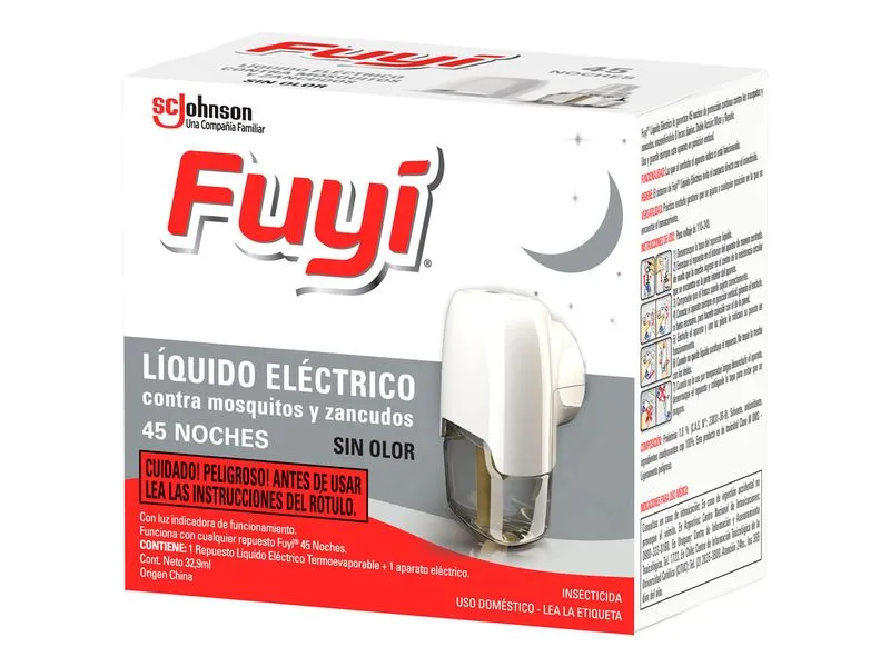 Liquido electrico FUYI Mosqiutos 45 Noches