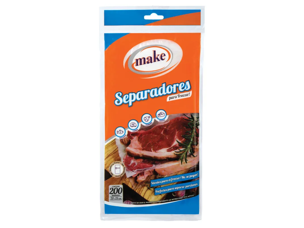 Separadores para freezer MAKE