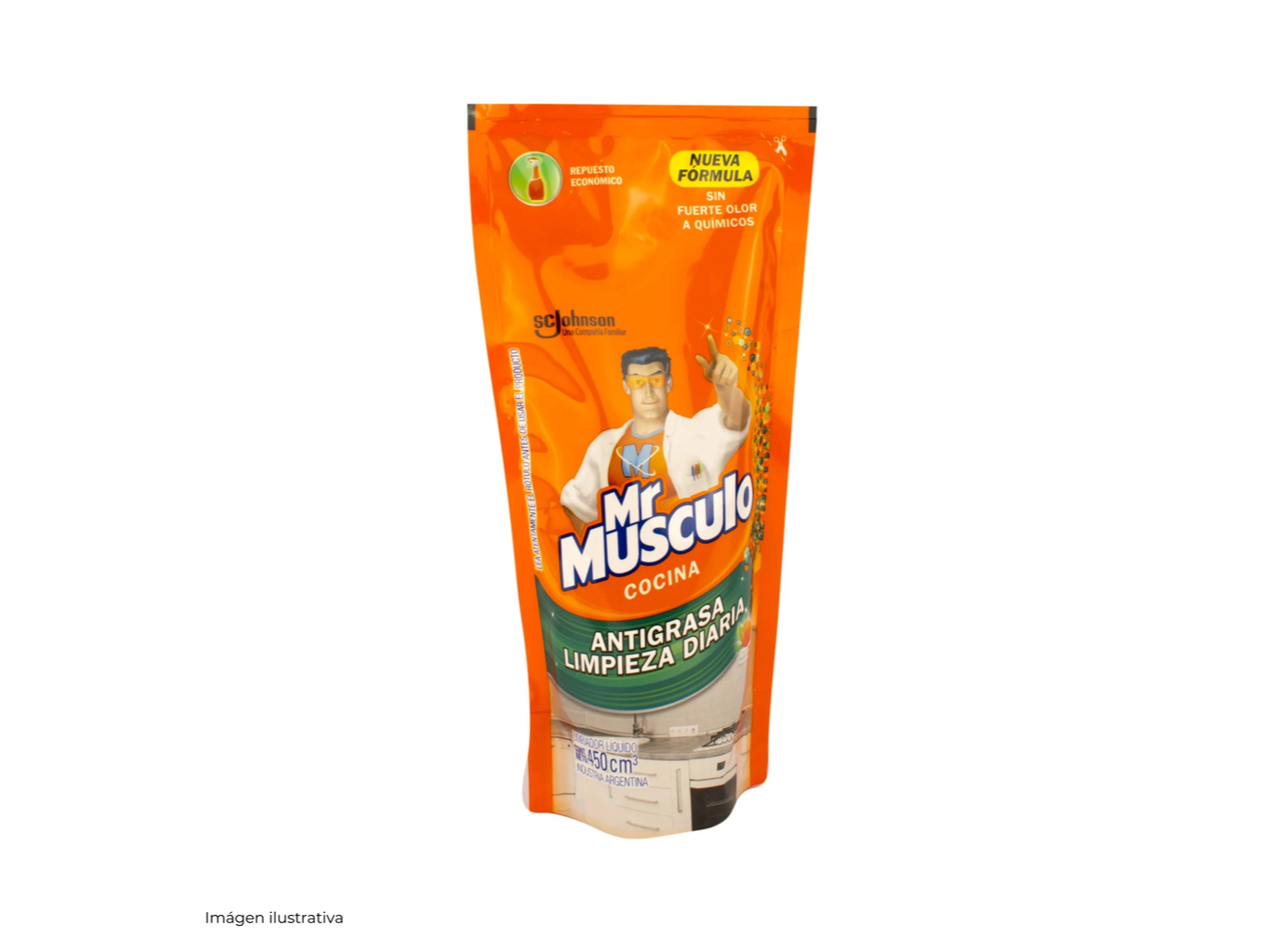Antigrasa Mr Musculo Repuesto x 450ml