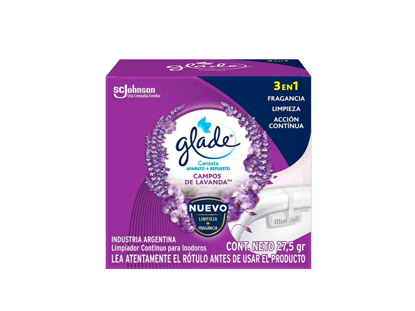 Canasta GLADE Completa con pastilla