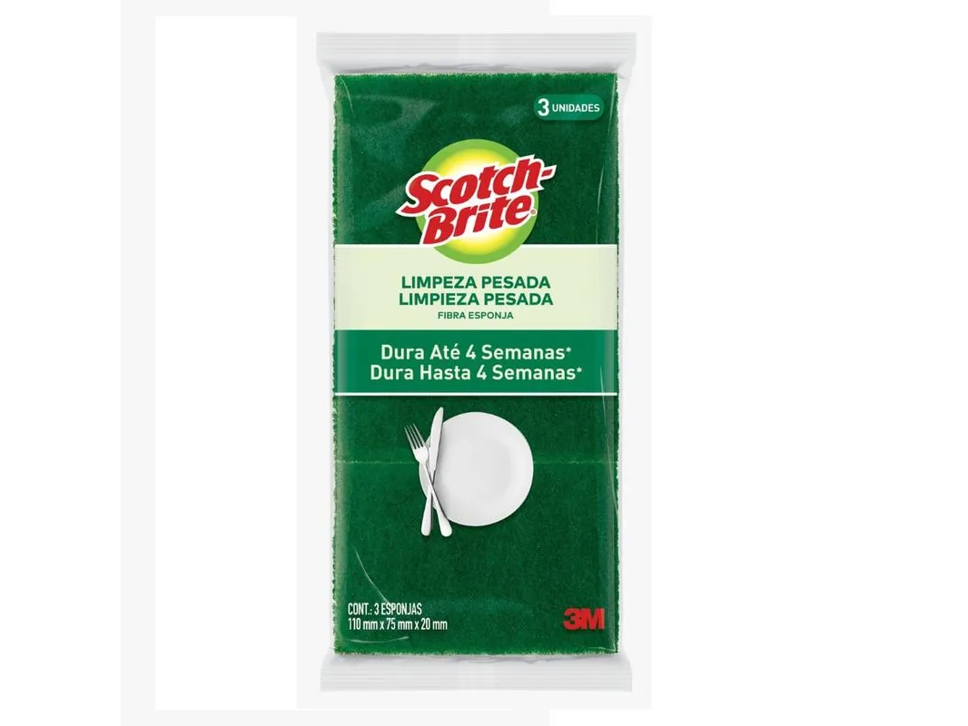 Pack x 3 Esponjas SCOTCH BRITE