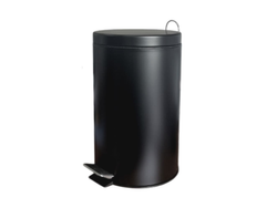 Cesto a pedal Acero Negro 12 Litros