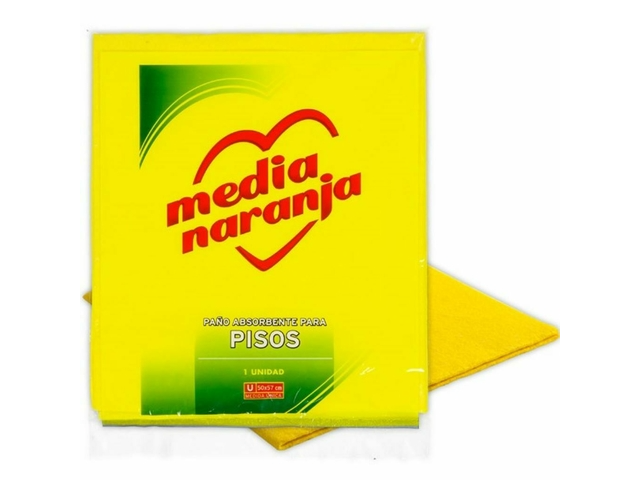 Trapo Media Naranja Amarillo
