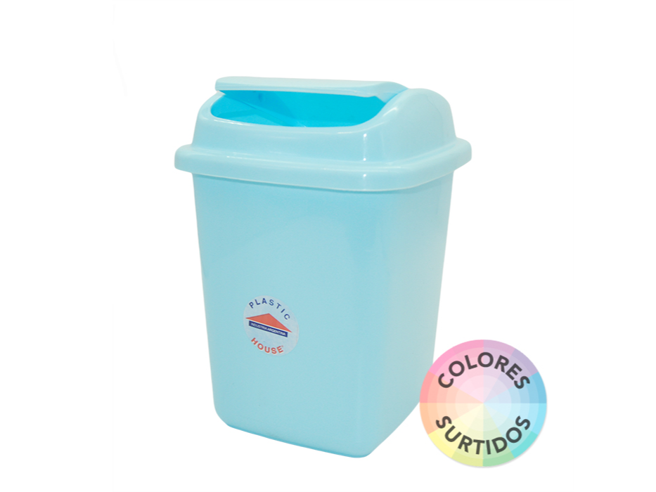Cesto vaiven PLASTIC HOUSE 8 Litros
